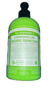 Organic Sugar Soap - Lemongrass lime