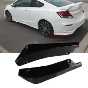 For Honda Civic Sport Black Rear Bumper Lip Diffuser Splitter Canard Spoiler (for: Honda Civic)