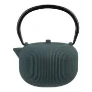 NEW TEAOLOGY SERENITY CAST IRON TEAPOT 700ML TEAL Tea Pot Brew Strainer