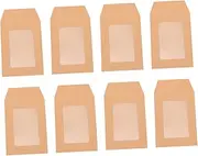 ERINGOGO 25Pcs Sealable Paper Envelopes for Document Storage Windowed Design for Mailing Bank Use and Postcards Elegant and
