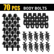 For Mazda Body Bolts&U-nut Clips M6 Engine Cover Undertray Splash Shield Guard