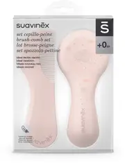 Suavinex Tigers Baby Set Pink 2 Piece Brush and Comb