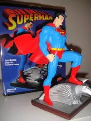 DC COMICS SUPERMAN STATUE By JIM LEE MIB 2004 JUSTICE LEAGUE Batman JLA ANIMATED
