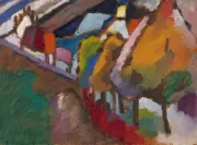 Castle and Church : Wassily Kandinsky : 1909 : Archival Quality Art Print