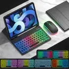 Backlit Keyboard Mouse With Case Cover For iPad 5/6/7/8/9/10th Air 5/4th Pro 11