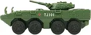 1:72 Armored Truck Transport DIY Assemble Craft Puzzle Cargo Truck for Education Toy Tabletop Decor Children Keepsake Display, 11cm