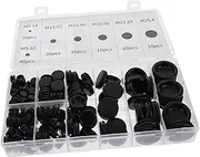 GLEAVI Rubber Grommet Assortment 170pcs Kit Wire and Cable Sealing Grommets for Home Office