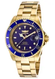Invicta Men's 8930OB Pro Diver Analog Display Japanese Automatic Gold Watch