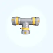 2" x 2" x 1-1/4" P x P x P Reducing Tee HNBR Gas Carbon Steel (1 pack)