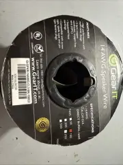 Gear It 14 AWG CCA Speaker Wire, 100 Feet, Black, Home Theater, Car Speaker~ NEW