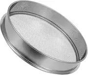 CAXUSD Stainless Steel Round Mesh Sifter for Gardening Durable Soil Sieve for Sifting Stones and Compost Multi Use Outdoor Gardening Tool Easy to Clean and Handle