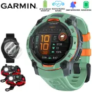 Garmin Instinct 3 45mm Outdoor GPS Smartwatch, Neo Tropic + Accessories Bundle