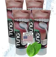 Peak Essentials | The Original Tung Gel | Tongue Cleaner | Odor Eliminator | Fight Bad Breath | Fresh Mint | BPA Free | Made in America | (4 Count)
