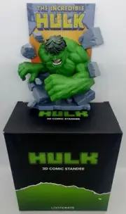 Brand New! The Incredible Hulk 3D Comic Bookshelf Standee Mint Condition Sealed!