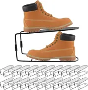 Metal Shoe Slot Organizers Iron Shoe Stacker Storage Shoe Double-Layer Display f