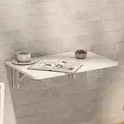 Wall-Mounted Drop-Leaf Table, Folding Kitchen & Dining Table Desk, High Density Board Children Table,Home Office Table Desk Workstation Computer Desk,Trestle Desk