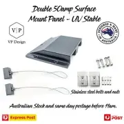 Double Twin 50 amp Plug Surface Mount Cover Kit External inc Bolts Fit Anderson