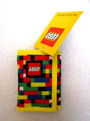LEGO Tri-Fold Lego Bricks Primary Colors with Hook & Loop Close NEW with Tags