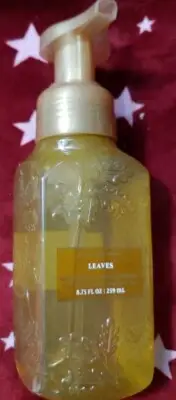 ALL NEW Leaves EMBOSSED Bottle Foaming Hand Soap 8.75 oz Bath & Body Works