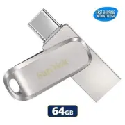 Sandisk Ultra Dual Drive Luxe 64GB USB 3.1 Type A & Type C Flash Drive