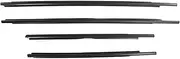 Door Seal Strip Window Glass Weatherstrip, for Toyota, for Yaris Sedan 2007-2016 Front Rear Rubber Sealing Strips Belt Trim (Not for Hatchback)