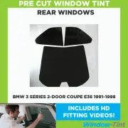 Pre Cut Car Window Tinting Kit for BMW 3 Series 2-door E36 91-98 Rear Windows