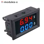 DC100V 100A Voltmeter Ammeter Dual Blue+Red LED Digital Volt Amp Meter Gauge NEW