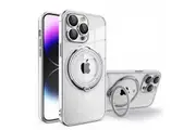 Invisible Stand MagSafe Magnetic for iPhone 15 Pro Max Case-Silver