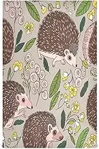 GAIREG Adorable Hedgehogs Vintage Tan Kitchen Dishcloths, 28x18 Decorative Polyester Tea Towel, Set of 6