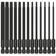 Torx Bit Set, 13-Piece Security Tamper Proof Torx Star Bits Set, Magnetic S2 ...