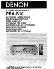 Denon PRA-S10 Amplifier Owners Instruction Manual