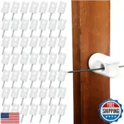 Blulu 50 Pack Ceramic Electric Fence Insulator Heavy Duty Ceramic Porcelain L