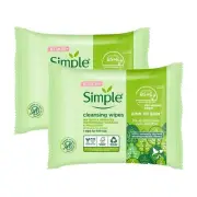 Kind To Skin 25 Cleansing Facial Wipes (3 pack)