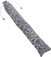 Kisangel Portable Drumstick Bag Durable Fabric Pouch for Brushes Drumsticks Lightweight Storage for Drummers for Easy Transportation Organization