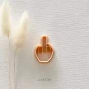 Middle Finger Polymer Clay Cutter