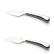 2PK Stanley Rogers Pistol Grip Mini Cleaver Stainless Steel Charcuterie Utensil