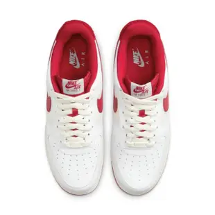 【NIKE 耐吉】NIKE Air Force 1 07 LV8 休閒鞋 經典 AJ1 男款 白紅 DO5220-161