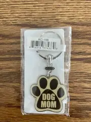 Paw Print Key Chain Fob DOG MOM New Orig. Pkg.