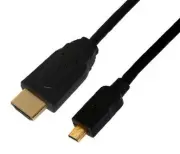 1.5m Micro HDMI Plug to HDMI Plug Cable