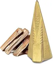 Manual Log Wedge | Wood Splitting Wedge Diamond Wedge,Steel Wedge Practical Log Splitter for Splitting Tough Oak, Hickory, Walnut,