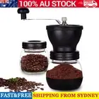 Manual Coffee Bean Grinder Hand Crank Coffee Mill Burr Spice / Nuts Grinding