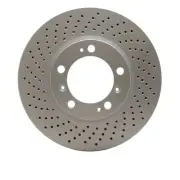 Dynamite Friction Front Driver Side Disc Brake Rotor for Porsche (624-02032D) (for: Porsche)