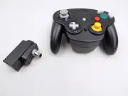 Brand New Wireless Black Game Cube Controller & Adapter for Nintendo GameCube...