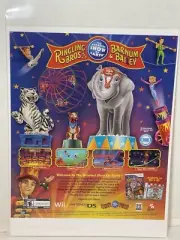Ringling Bros Barnum & Baley video game print ad wall art