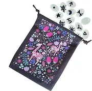 Tarot Card Holder Case - Tarot Bag Bags, Tarot Bag Case | Durable Tarot Card Holder with Drawstring, Tarot Card Bags 13x18cm for Playing Cards d, 94 cm, 13x18 cm, Modern
