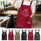 Waterproof Chef Apron Anti-fouling Cooking Smock Kitch Apron for Home Kitchen