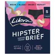 Libra Period Proof Underwear Hipster Briefs Small