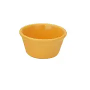 Yanco China NC-538YW Nu-Classic Yellow Melamine 4 oz. Smooth Ramekin - 6 Doz