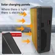 3 Slot USB C Solar Solar Panel Charging Case Portable For 26650