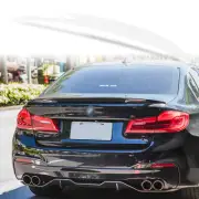 Painted Rear Trunk ABS Spoiler For BMW 5-Series G30 P Style Mineral White A96